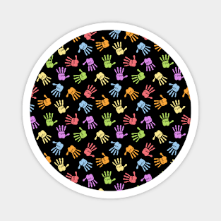 Handprints pattern Magnet